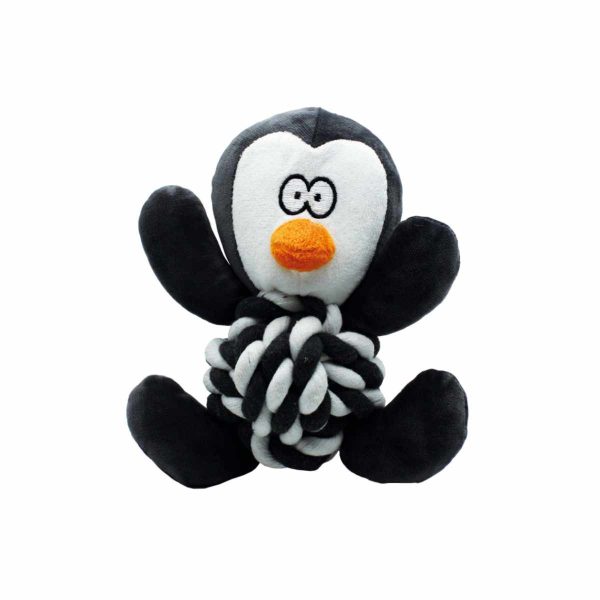 Happy Pet Christmas Penguin Knottie Dog Toy