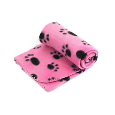Pet Snuggle Blanket Paws - Pink