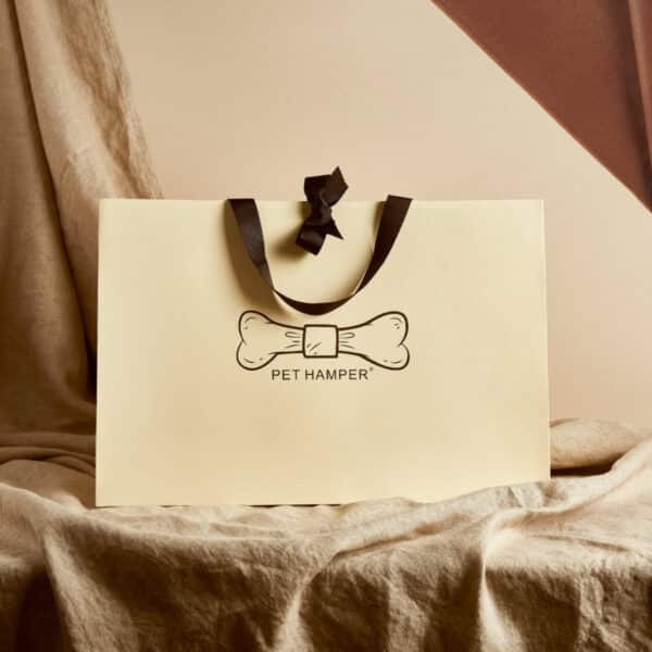 Pet Hamper Luxury Gift Bag - Signature Chocolate Brown Tissue Paper