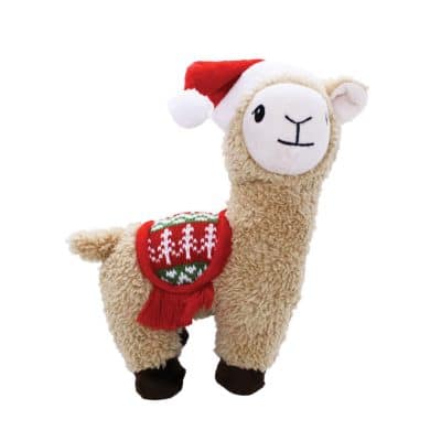 Festive Llama Dog Toy
