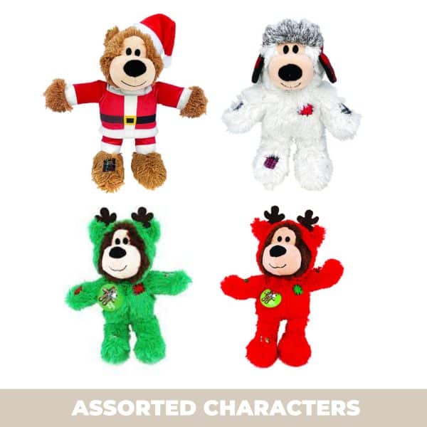 Kong Holiday Wild Knots Bears Assorted Colours