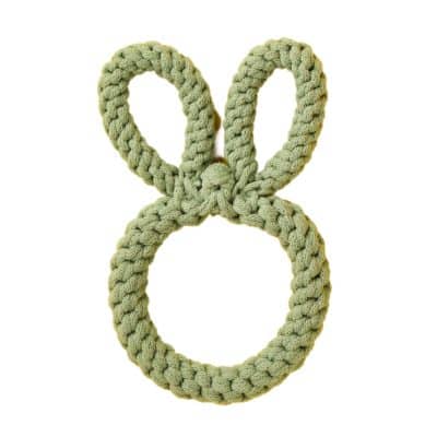 Rope Bunny in Olive Green