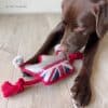 Union Jack Crown Toy with Dog