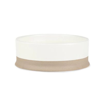 Scruffs Scandi Non Tip Pet Food & Water Bowl - Cream - Medium