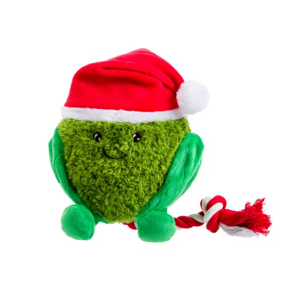 House Of Paws Christmas Sprout Rope Dog Toy