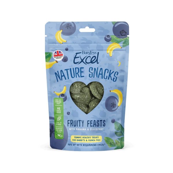 Burgess Excel Fruity Feasts with Banana & Blueberry