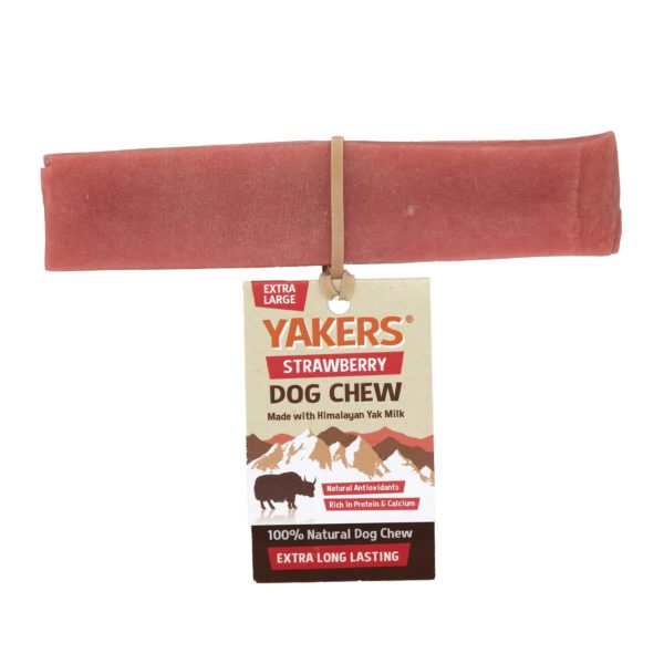 Yakers Strawberry Dog Chew