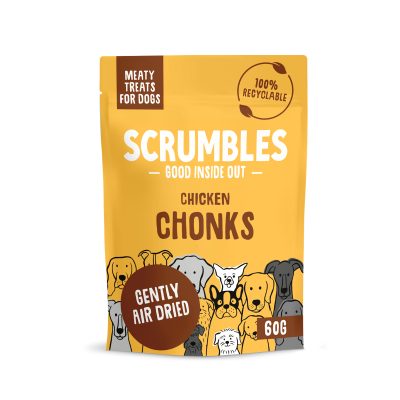Scrumbles Chicken chonks for dogs