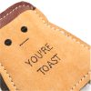 you're-toast-dog-toast-close-up-on-stitched-wording-of-name