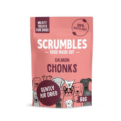 Scrumbles salmons chonks for dogs