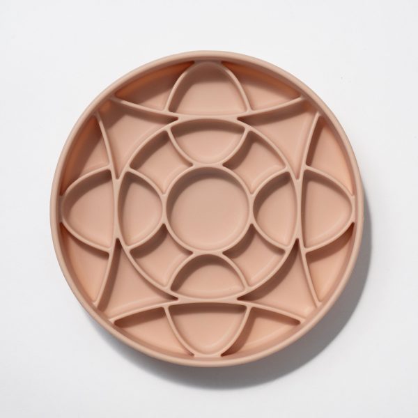 Dogged - Circulo Slow Feeder Bowl - Rose Water