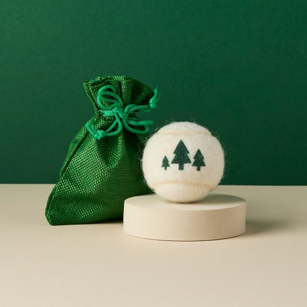 Pet Hamper Christmas Tennis Ball - Tree's