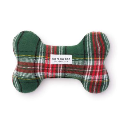 The Foggy Dog Holly Jolly Plaid Bone (Green)