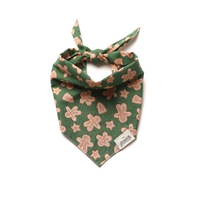 The Paws Bandana - Frosting - Green Gingerbread/Cookes