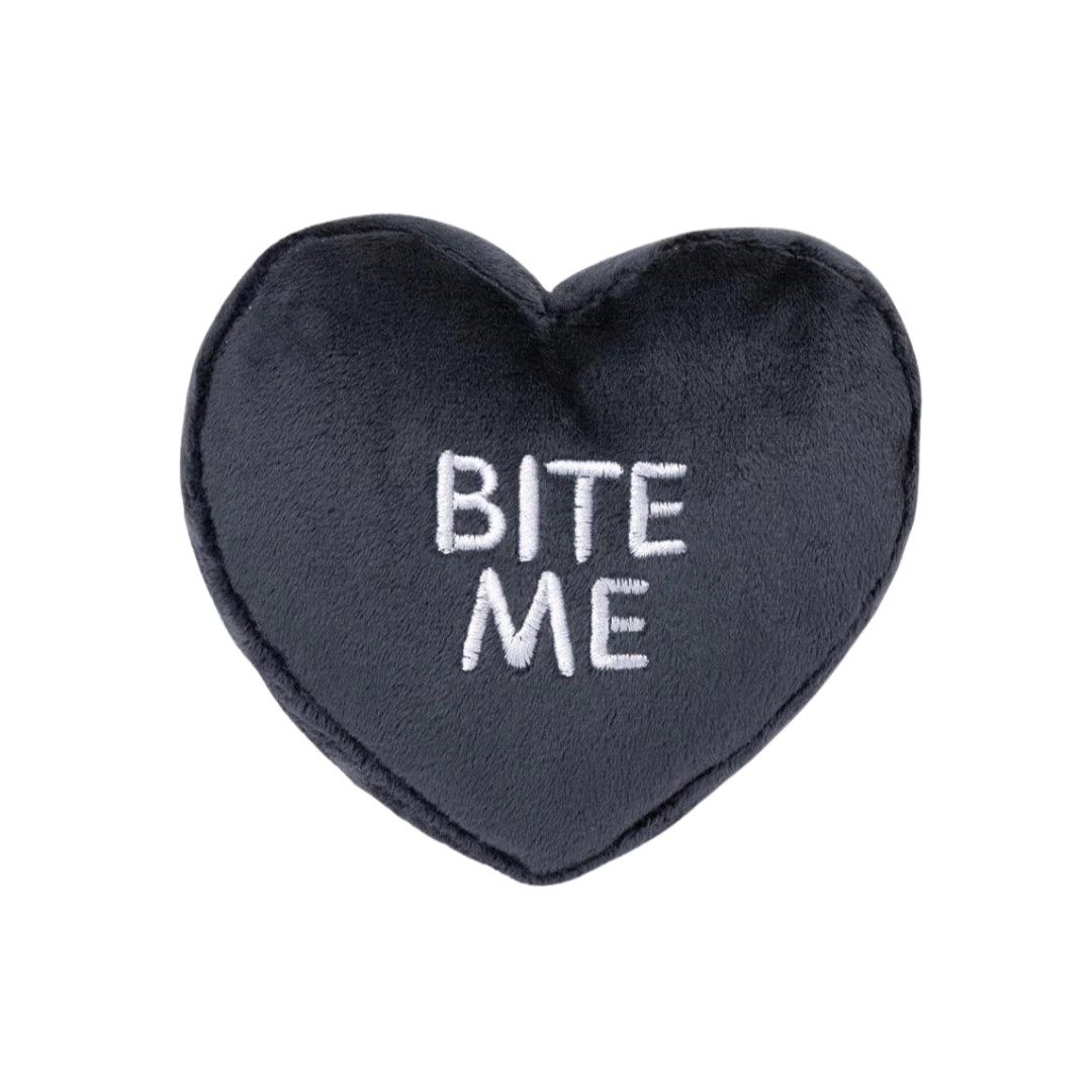 FuzzYard Spooky Candy Heart - "BITE ME"