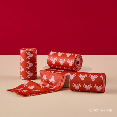 Adios Christmas Poop Bags Red - 2025