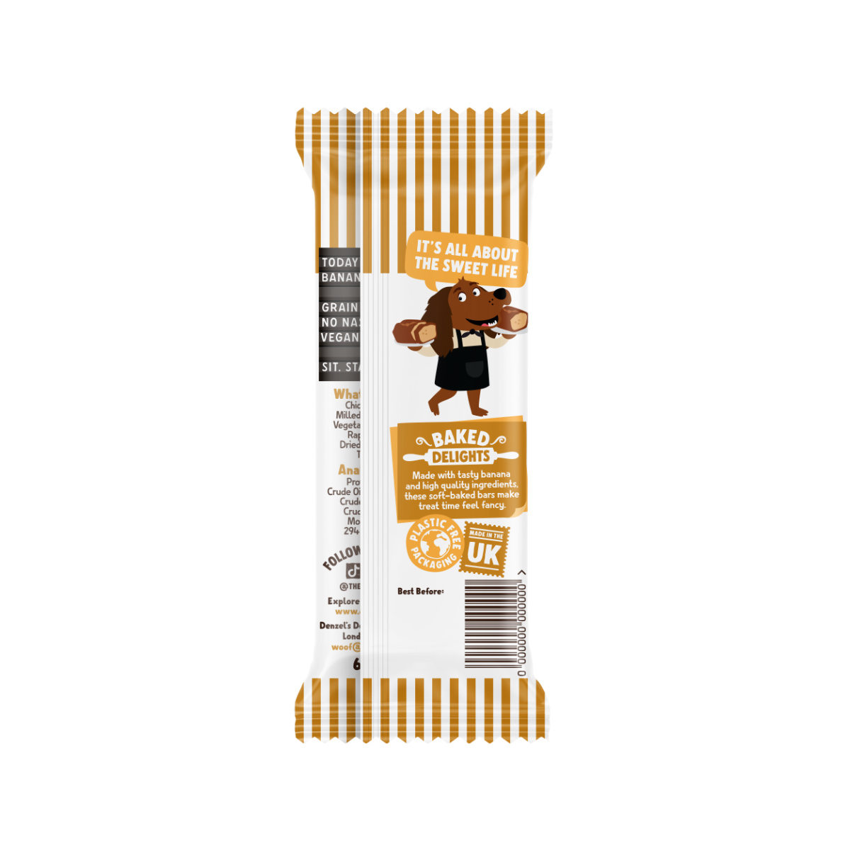 Denzel's Banana Bread - Back