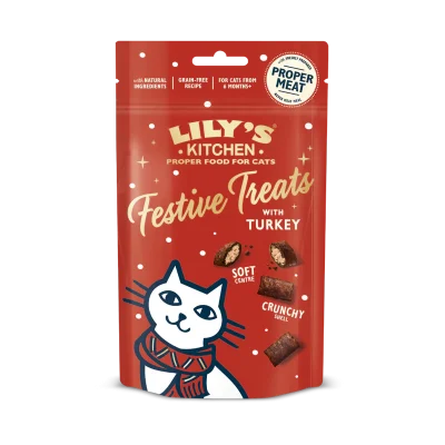 Lily's Kitchen Festive Cat Treats with Turkey