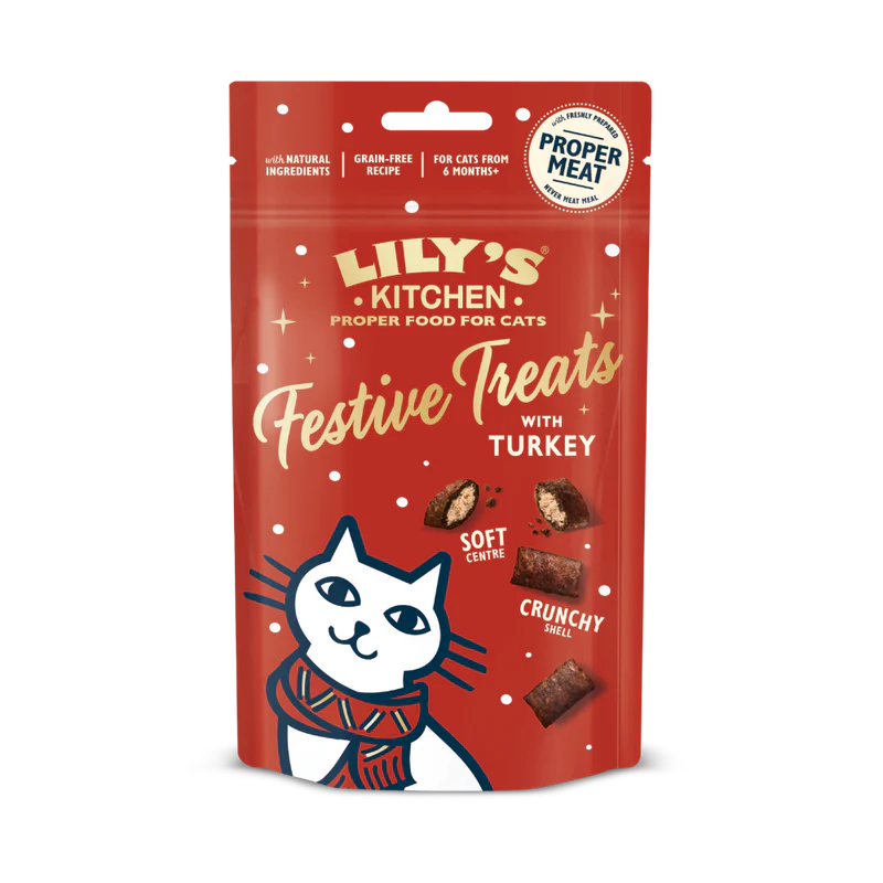 Lily's Kitchen Festive Cat Treats with Turkey