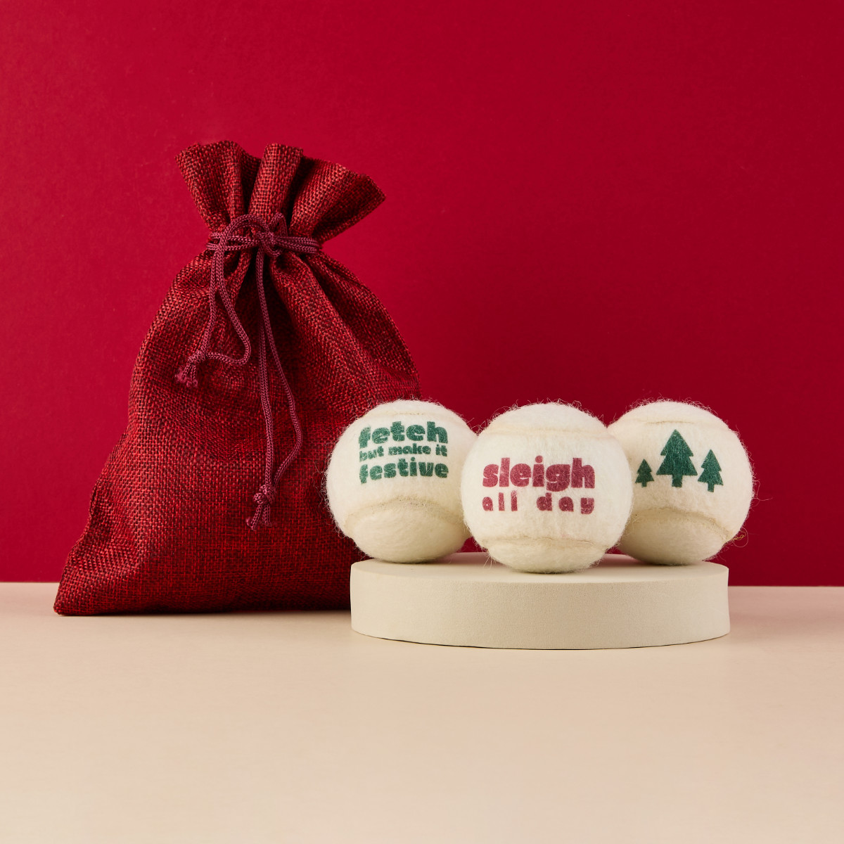 Pet Hamper Christmas Tennis Balls 2025