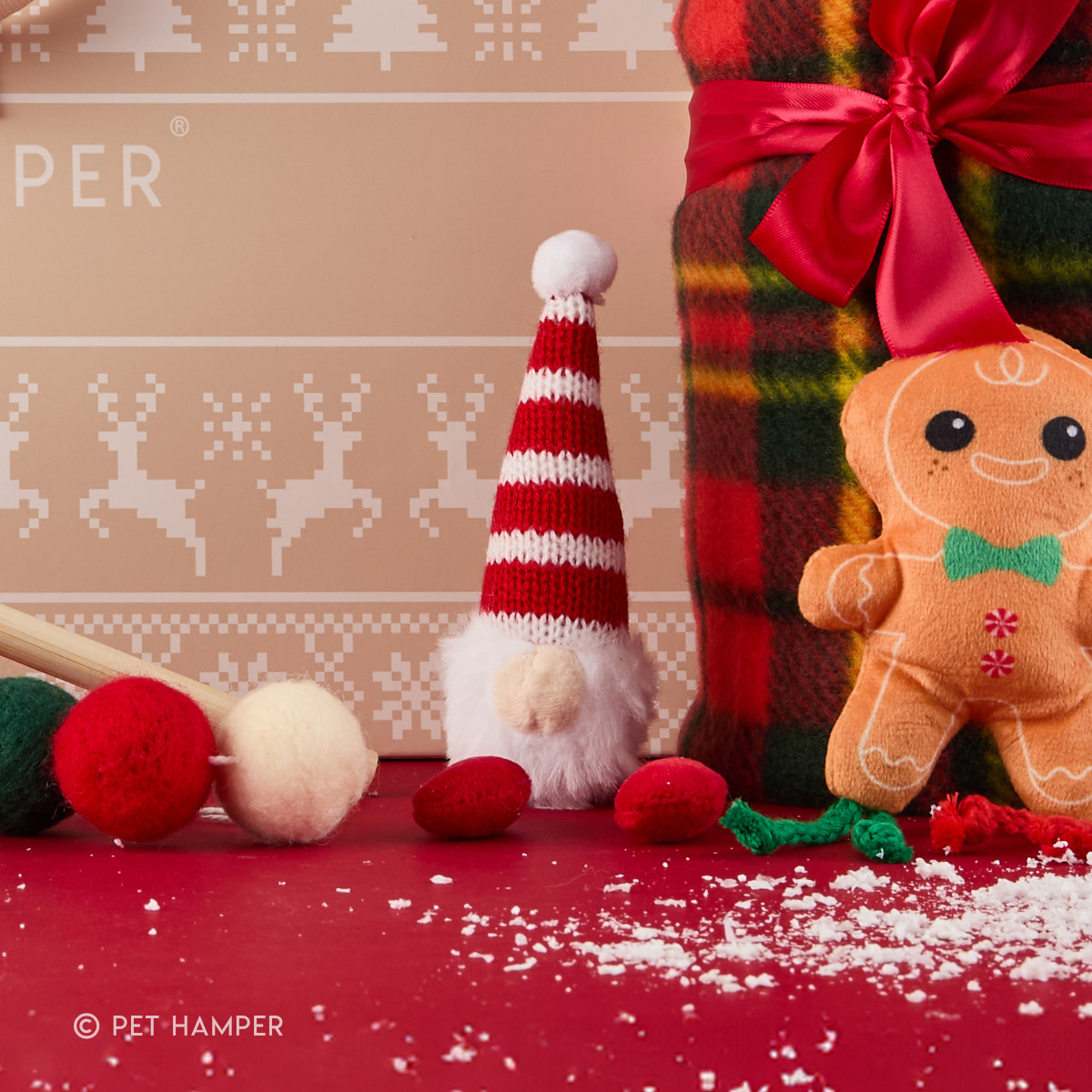 Pet Hamper Gus Gonk Cat Christmas Toy