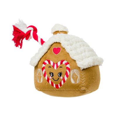House Of Paws Gingerbread House Rope Toy