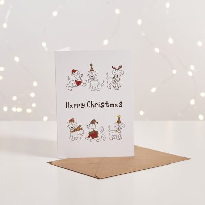 Christmas Card | Puppies