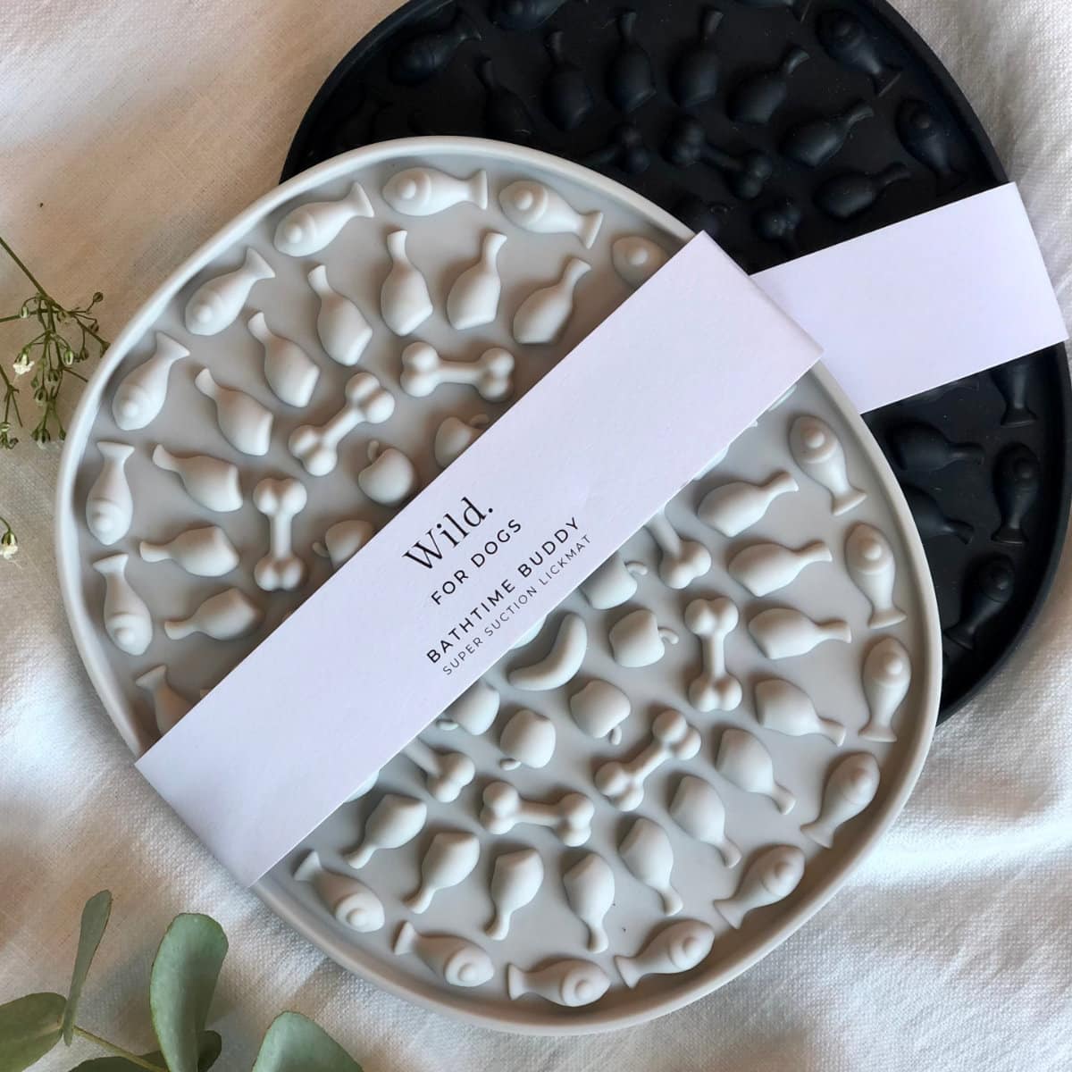 Wild For Dogs Bathtime Lickmat - Grey