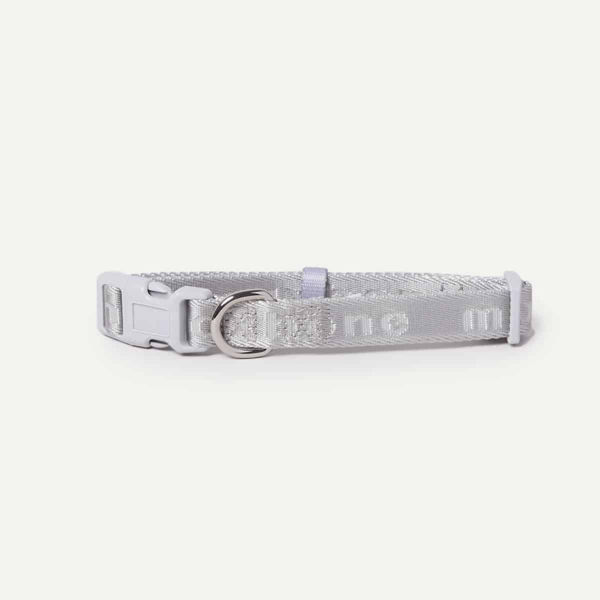 maxbone Signature Dog Collar - Light Grey