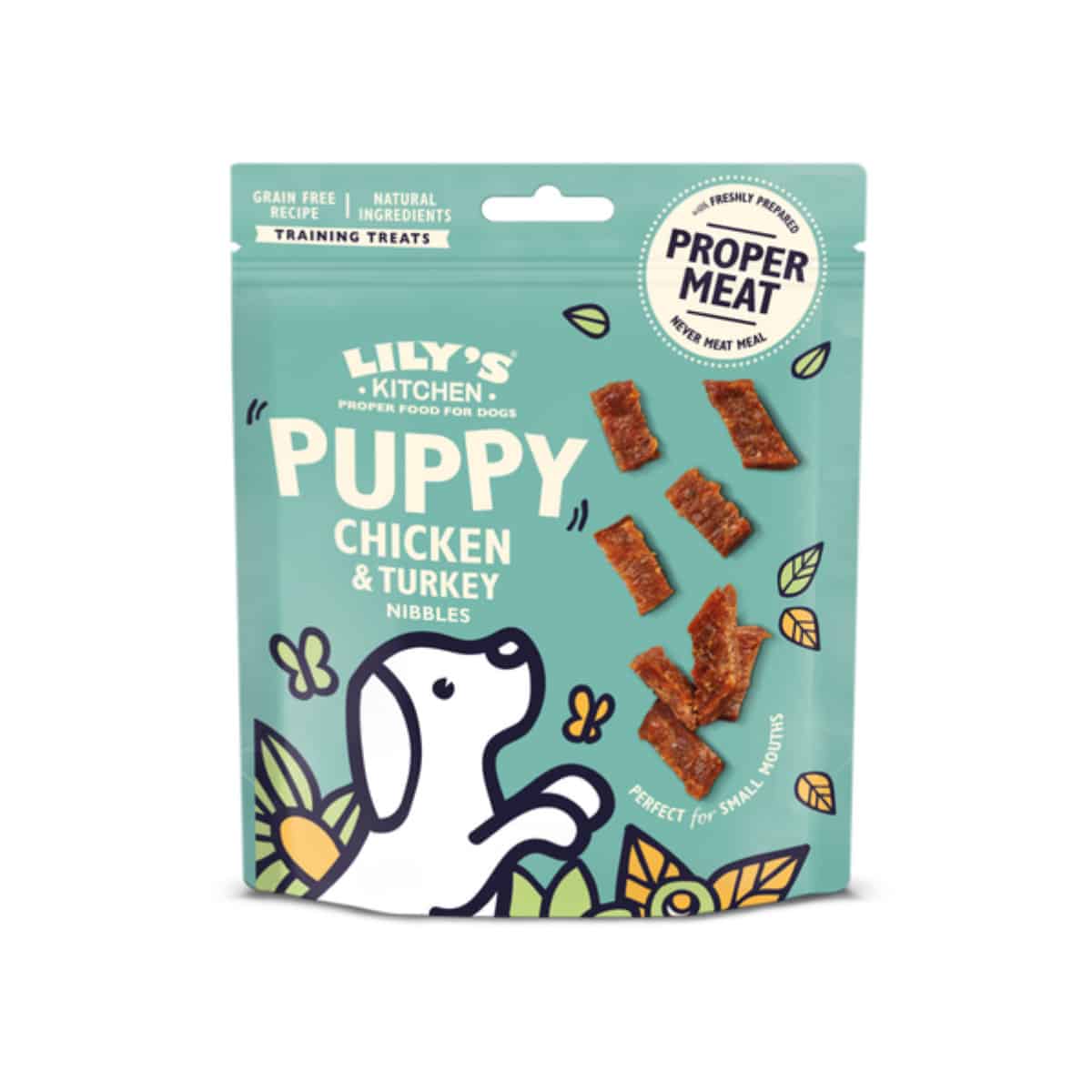 Lily's Kitchen Chicken and Turkey Nibbles Puppy Treats