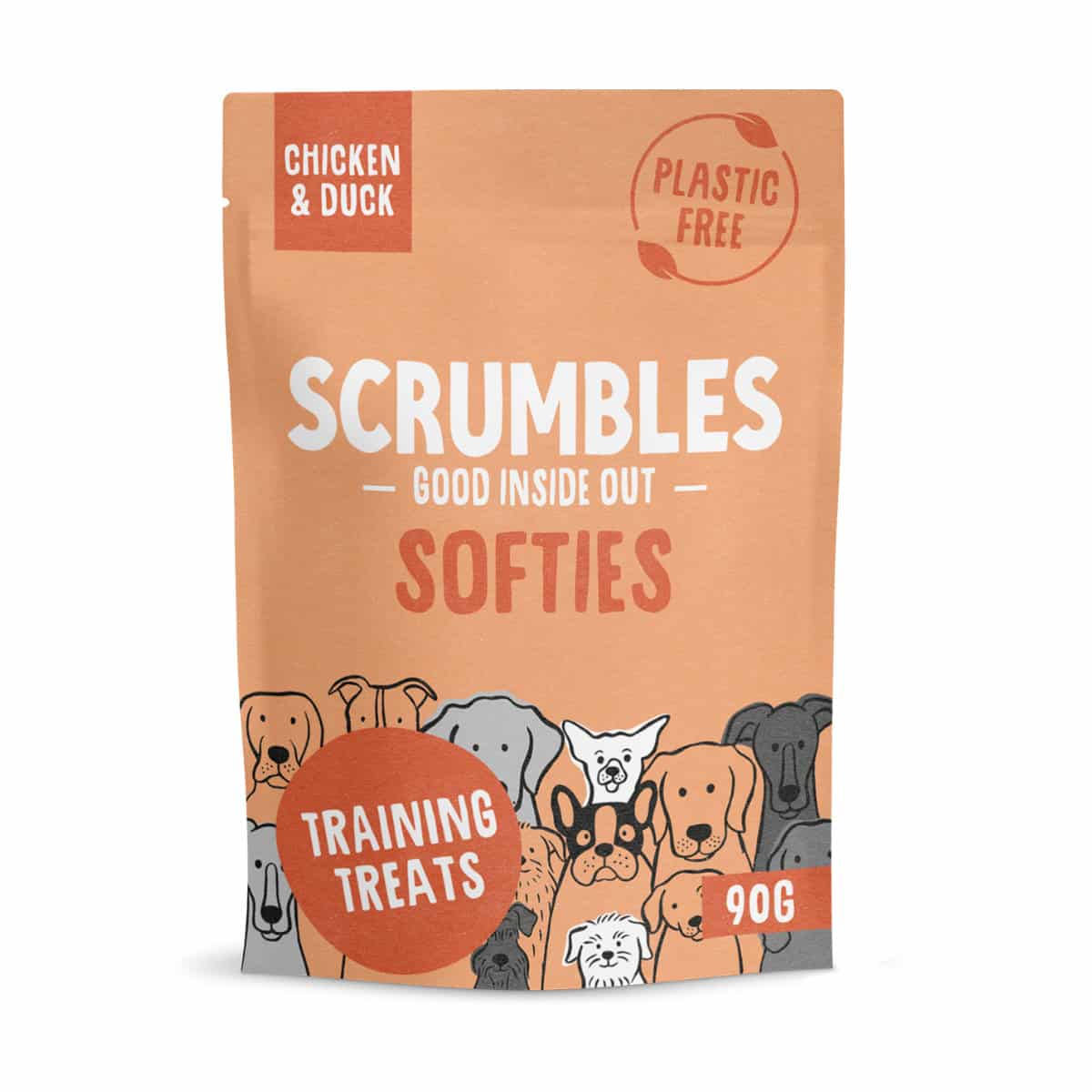 Scrumbles Softies: Chicken & Duck Dog Treats