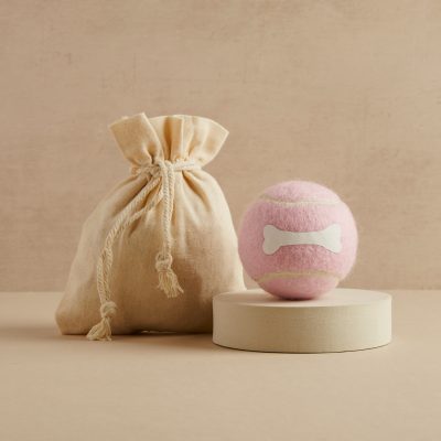 Pet Hamper Tennis Ball - Candy Pink