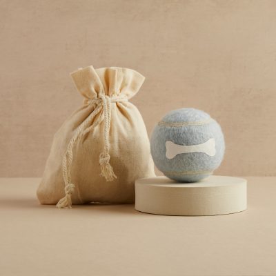 Pet Hamper Tennis Ball - Pastel Blue