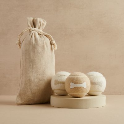 Pet Hamper Tennis Balls - 3 Pack - Neutrals