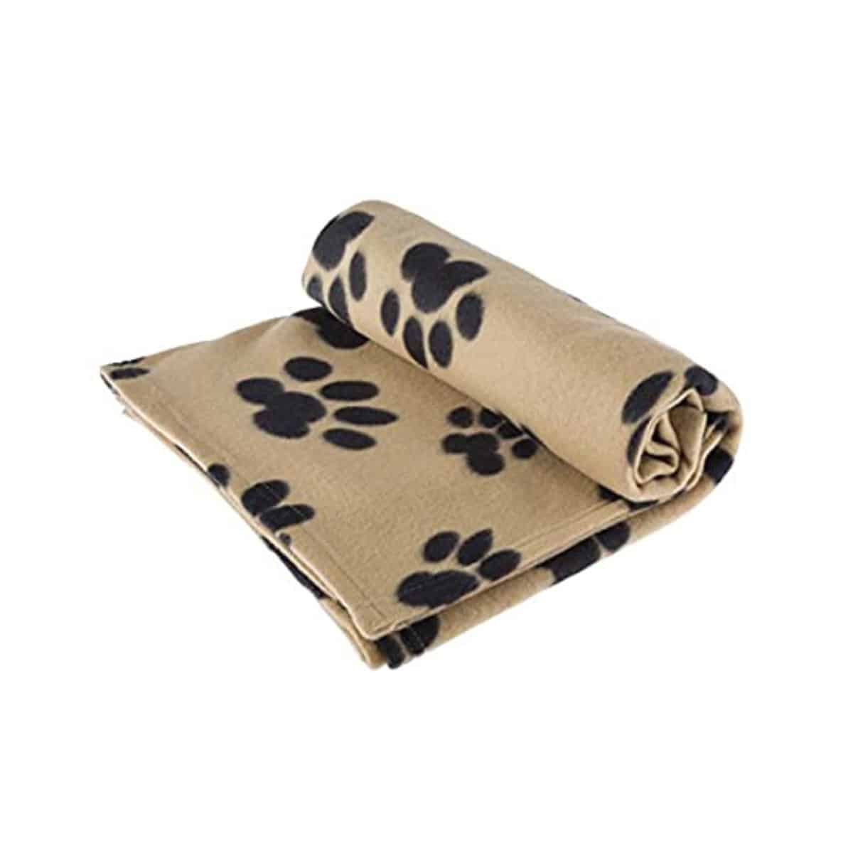 Pet Snuggle Blanket Paws - Beige - Standard