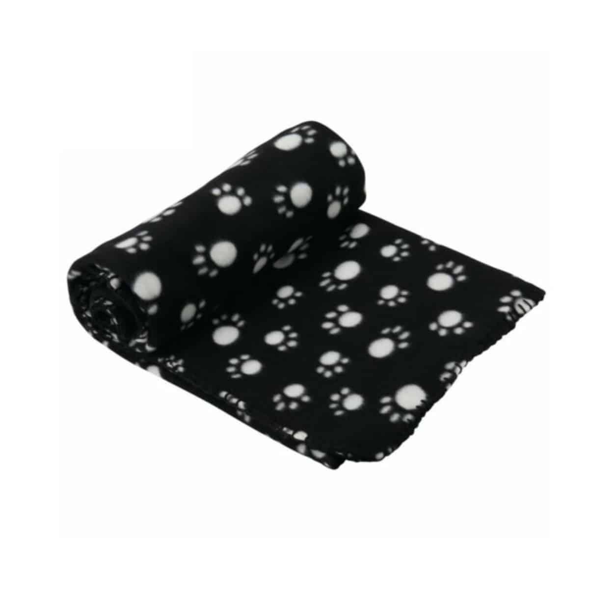 Pet Snuggle Blanket Paws - Black - Standard