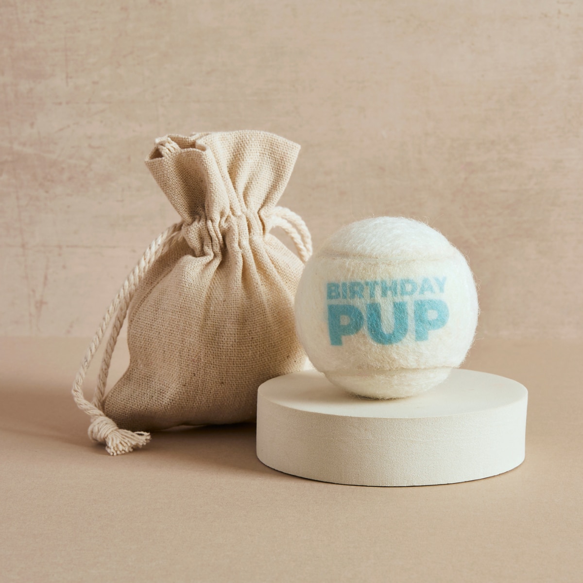 Pet Hamper Tennis Ball - Birthday Pup - Blue