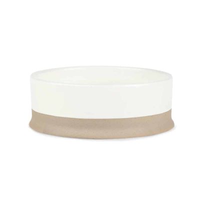 Scruffs Scandi Non Tip Pet Food & Water Bowl - Cream - Large