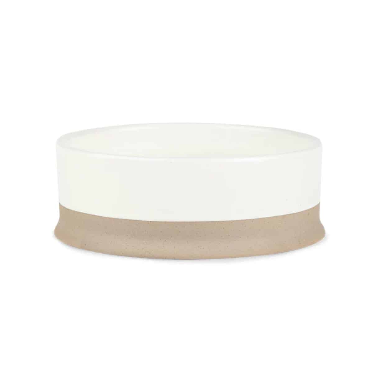 Scruffs Scandi Non Tip Pet Food & Water Bowl - Cream - Large