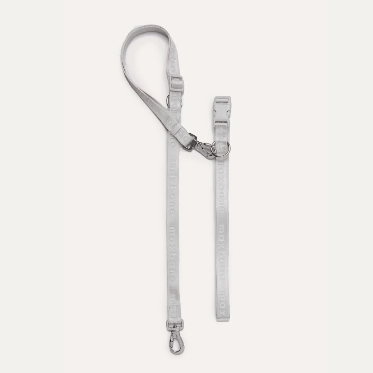 maxbone GO! With Ease Hands Free Leash - Light Grey