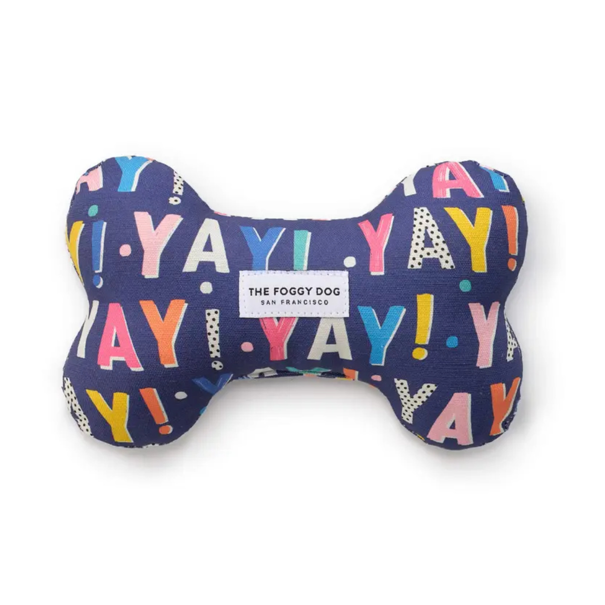 The Foggy Dog Birthday Yay Squeaky Dog Toy