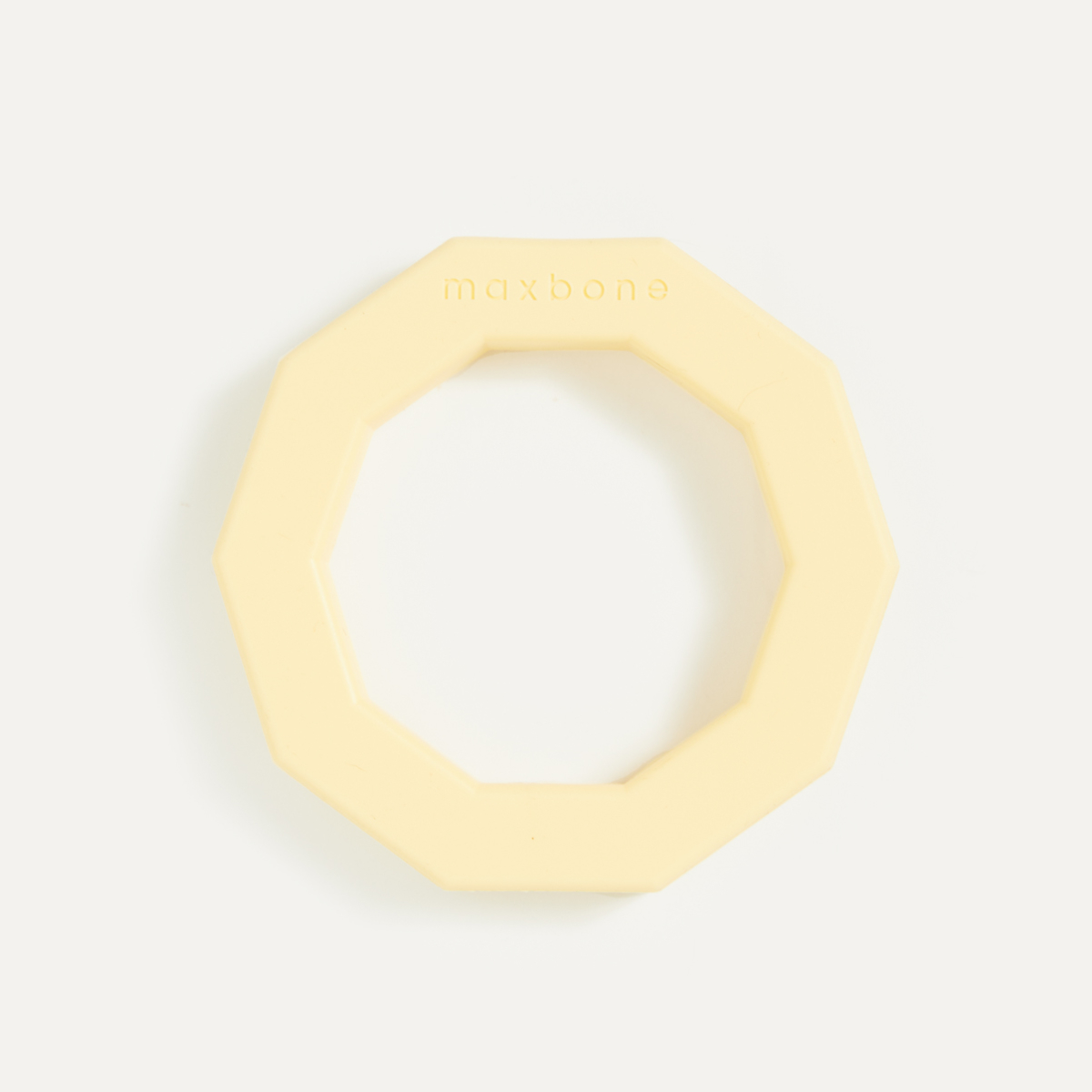 maxbone Decagon Rubber Toy - Yellow