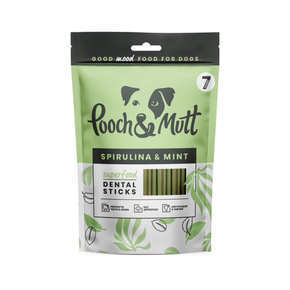 Pooch & Mutt Superfood Dental Sticks - Spirulina & Mint