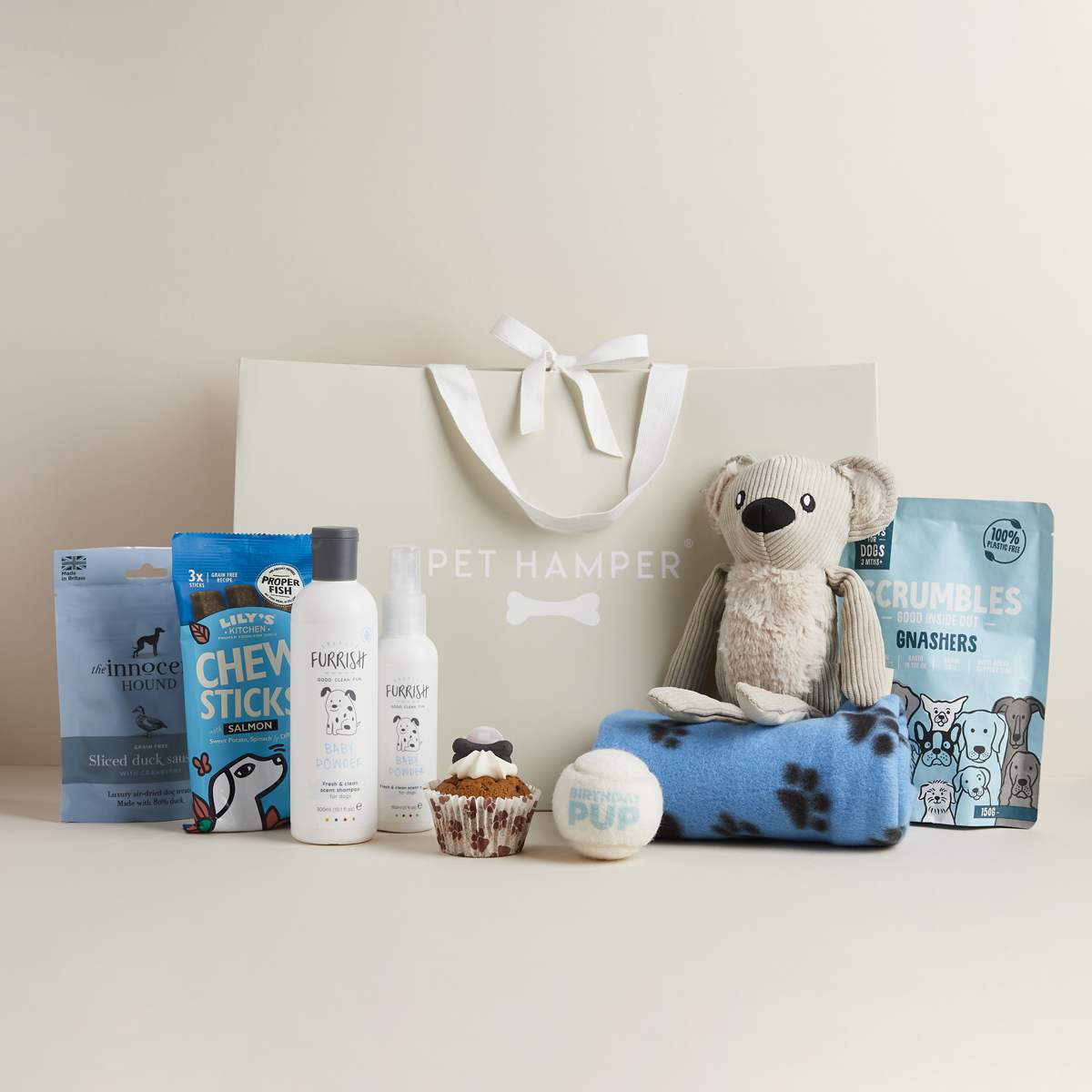 Lux Birthday Boy Dog Hamper