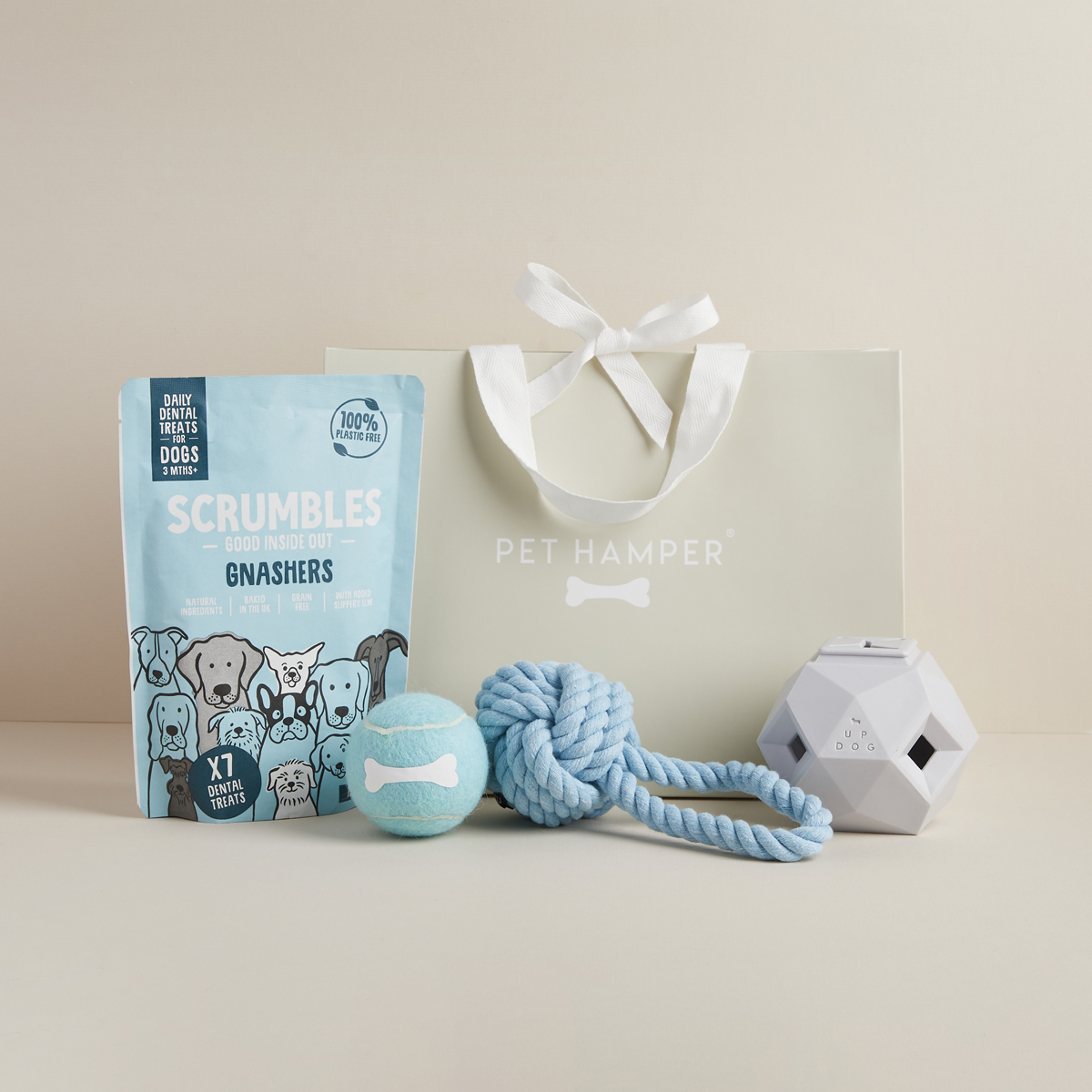 Blue Modern Pup Hamper