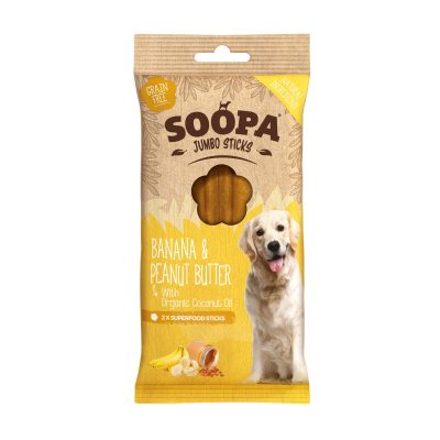 Soopa Banana & Peanut Butter Jumbo Dental Sticks