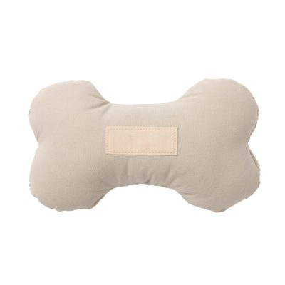 Fuzzyard Life Plush Bone Dog Toy - Sandstone