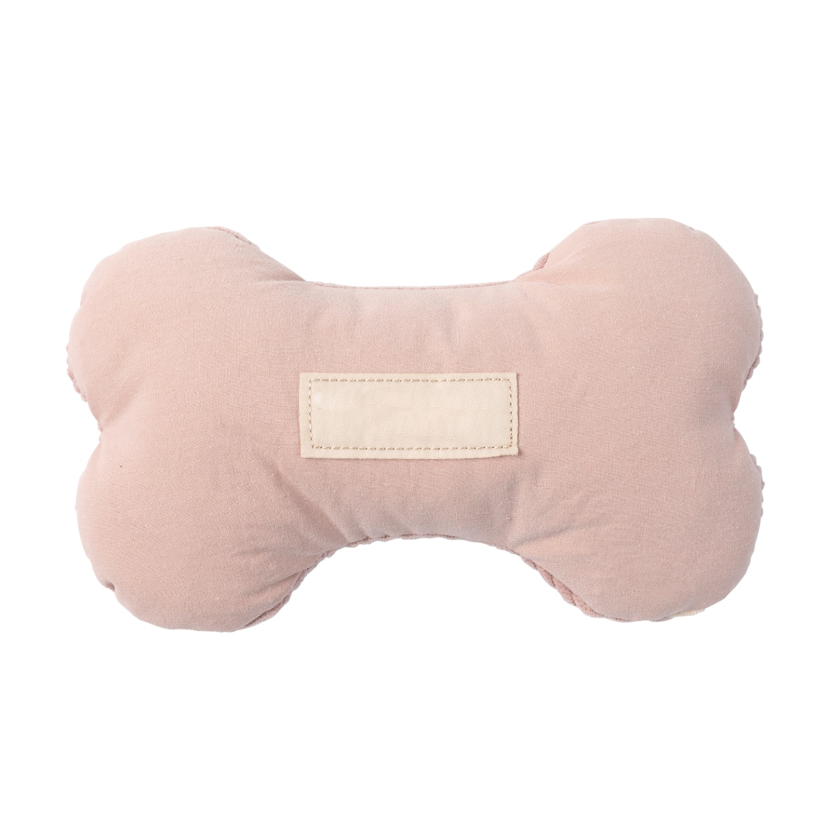 Fuzzyard Life Plush Bone Dog Toy - Soft Blush