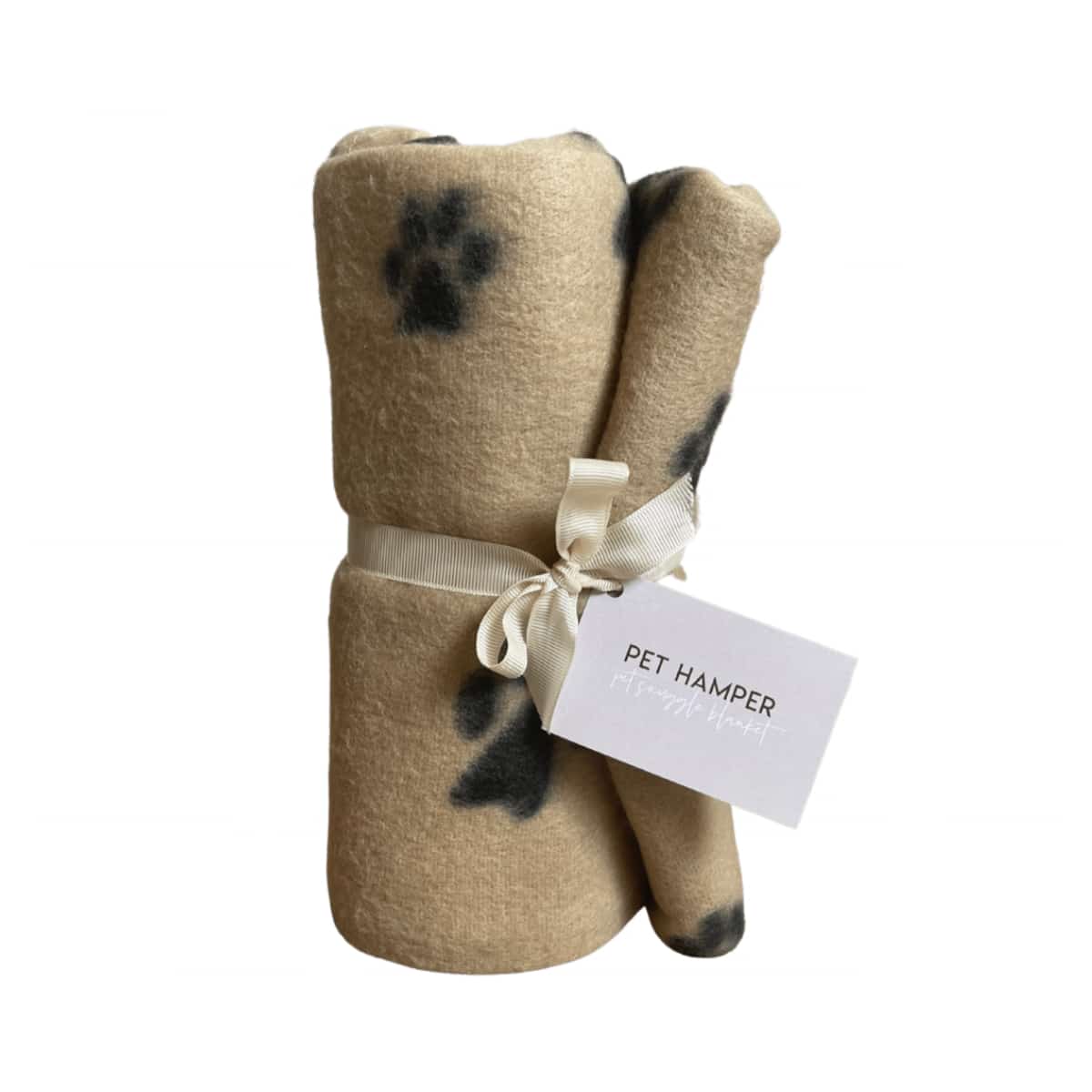 Pet Snuggle Blanket Paws - Beige - Large