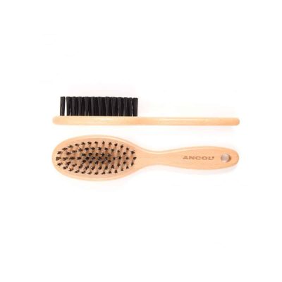 Ancol Wood Handle Soft Bristle Brush